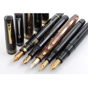 Pens - OMAS. Lotto di 5 penne stilografiche. Vari modelli...