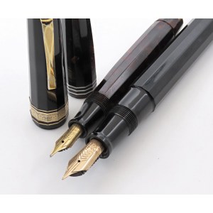 Pens - OMAS. Lotto di 2 penne stilografiche. Gentleman ed...