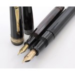 Pens - OMAS. Lot of 2 fountain pens. Gentleman and...