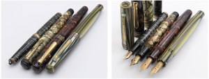 Pens - TIBALDI. Lot of 8 fountain pens. Various fashions...