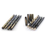 Pens - TIBALDI. Lot of 8 fountain pens. Various fashions...