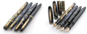Pens - TIBALDI. Lot of 8 fountain pens. Various fashions...