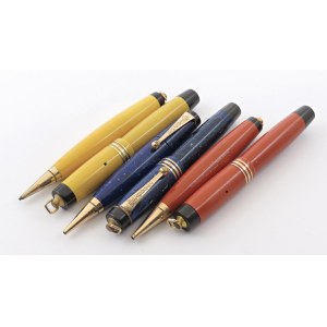 Pens - PARKER. DUOFOLD LADY. N. 3 Stilografiche e N. 3 po...