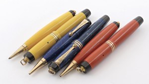 Pens - PARKER. DUOFOLD LADY. No. 3 Fountain Pens and No. 3 po...