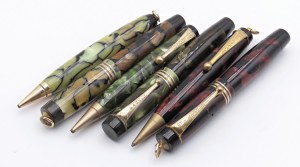 Pens - PARKER. DUOFOLD LADY. No. 3 Fountain Pens and No. 3 po...