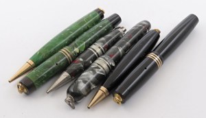 Pens - PARKER. Mod. DUOFOLD LADY. No. 3 Fountain Pens and N....