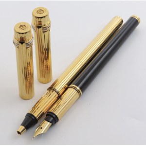 Pens - CARTIER. Lotto di 2 penne a sfera. Corpi e cappucc...