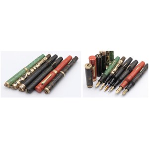 Pens - CONKLIN. Lotto di 11 penne stilografiche. Vari mod...