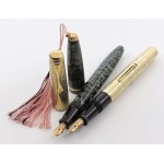 Pens - COLUMBUS. Lot of 2 fountain pens. Bodies in.