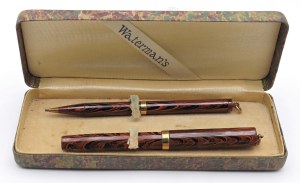 Pens - WATERMAN'S. Lot of 2 items. Fountain pen...
