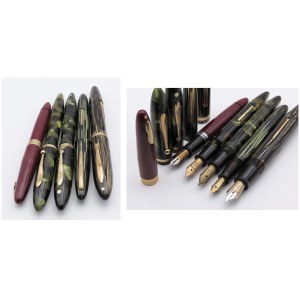 Pens - SHEAFFER'S. Lotto di 10 penne stilografiche. Vari ...