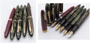 Pens - SHEAFFER'S. Lot of 10 fountain pens. Various ...