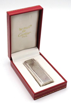 Lighters and Objects - CARTIER - Lighter - Silver plated body co...