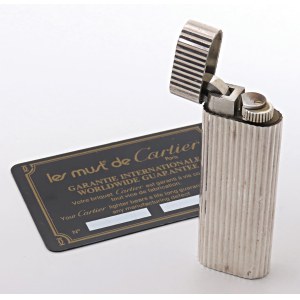 Lighters and Objects - CARTIER - Accendino - Corpo placcato in argento co...