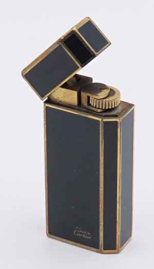 Lighters and Objects - CARTIER - Lighter - Blue China lacquer body c...