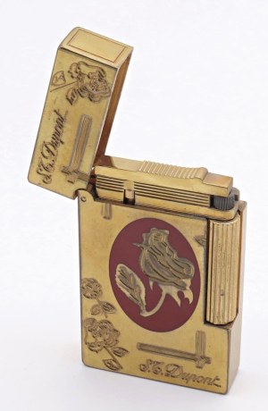 Lighters and Objects - S.T. DUPONT - Lighter - Gold metal body ...