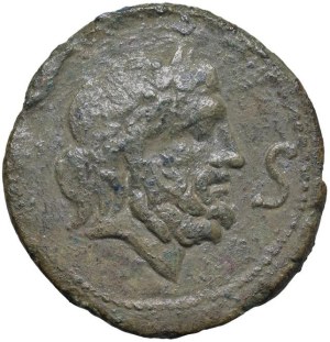 Roman coins Republic - Pomponia - L. Pomponius Molo - Semisse (97 BC?) ...