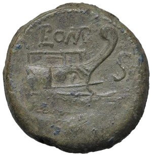 Roman coins Republic - Pomponia - L. Pomponius Molo - Semisse (97 BC?) ...