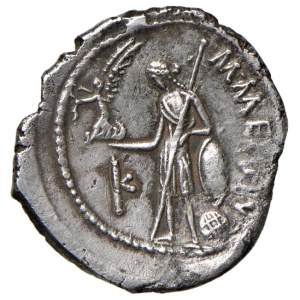 Roman coins Republic - Cesare (+ 44 a.C.) Denario - Testa laureata a d. -...