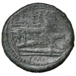Roman coins Republic - Sextus Pompeius Magnus Pius (42-38 a. C.) Asse (ze...