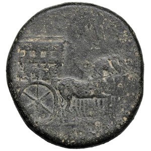 Roman coins Empire - Tiberio (14-37) Sesterzio - Carpentum a d. - R/ SC...