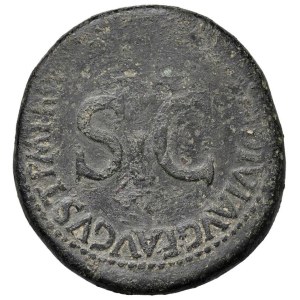 Roman coins Empire - Tiberio (14-37) Sesterzio - Carpentum a d. - R/ SC...