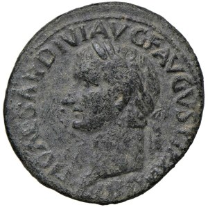Roman coins Empire - Tiberius (14-37) Axis - Laureate head l. - R/ Ca...