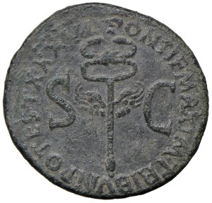 Roman coins Empire - Tiberius (14-37) Axis - Laureate head l. - R/ Ca...