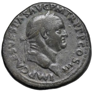 Roman coins Empire - Vespasiano (69-79) Sesterzio - Testa laureata a d....