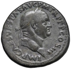 Roman coins Empire - Vespasian (69-79) Sestertius - Laureate head at d....