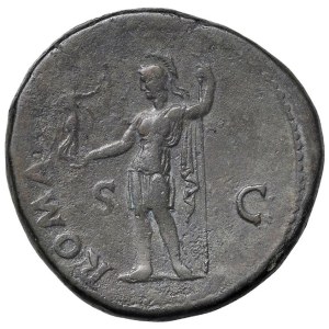 Roman coins Empire - Vespasiano (69-79) Sesterzio - Testa laureata a d....