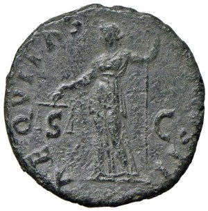 Roman coins Empire - Vespasian (69-79) Axis - Laureate head to r. - R/...