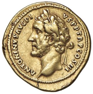 Roman coins Empire - Antoninus Pius (138-161) Aureus - Laureate head at s....