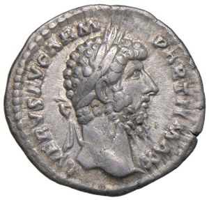 Roman coins Empire - Lucius Verus (161-169) Denarius - Laureate head at d....