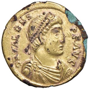 Roman coins Empire - Valente (364-378) Solido falso d'epoca (Costantino...