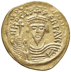Byzantine coins - BIZANTINE COINS Focas (602-610) Solid (Constanti...