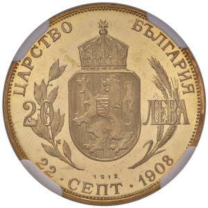 Foreign coins - BULGARIA Ferdinand I (1887-1918) 20 Lever Riconio ...