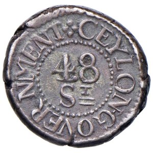 Foreign coins - CEYLON Giorgio III (1760-1820) 48 Stivers 1804 - K...
