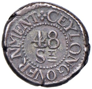 Foreign coins - CEYLON George III (1760-1820) 48 Stivers 1804 - K...