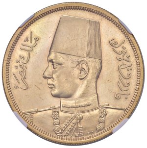 Foreign coins - EGYPT Farouk I (1936-1952) 500 Plates 1938 - Fr....