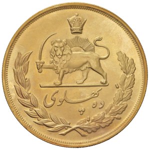 Foreign coins - IRAN Mohammad Reza (1941-1979) 10 Pahlavi 2537 (19...