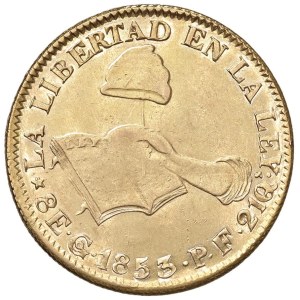 Foreign coins - MESSICO Repubblica - 8 Escudos 1853 Go - Fr. 72 AU...