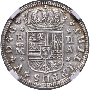 Foreign coins - SPAGNA Filippo V di Borbone (1700-1746) 2 Reales 1...