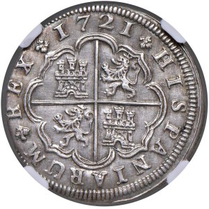 Foreign coins - SPAGNA Filippo V di Borbone (1700-1746) 2 Reales 1...