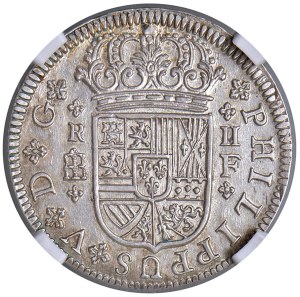 Foreign coins - SPAIN Philip V of Bourbon (1700-1746) 2 Reales 1...