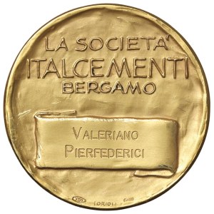 Medals - Medaglia premio della Società Italcementi - Opus: ...
