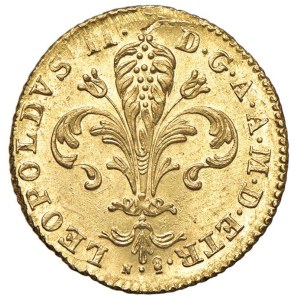 Italian coins - FIRENZE Leopoldo II (1824-1859) Zecchino 1732 - MI...