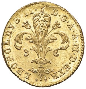 Italian coins - FLORENCE Leopold II (1824-1859) Zecchino 1732 - MI...
