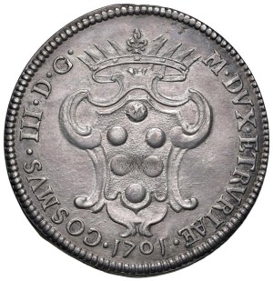 Italian coins - LIVORNO Cosimo III (1670-1723) Pezza della rosa 17...