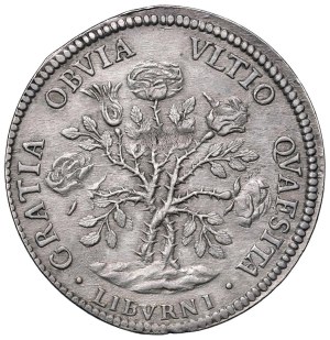 Italian coins - LIVORNO Cosimo III (1670-1723) Pezza della rosa 17...